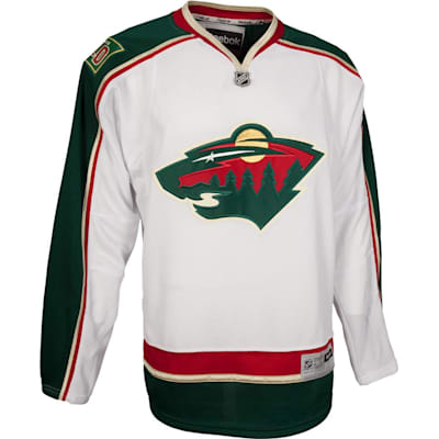 2XL mens Minnesota Wild Jersey reebok premier dark green wordmark word  cursive