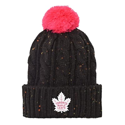  (Outerstuff Pink Nep Yarn Cuff Pom Beanie - Toronto Maple Leafs - Girls)