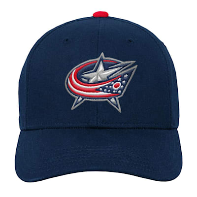 (Outerstuff Precurved Snapback Hat - Columbus Blue Jackets - Youth)