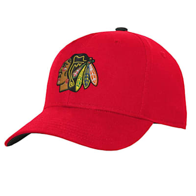  (Outerstuff Precurved Snapback Hat - Chicago Blackhawks - Youth)