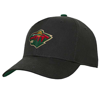  (Outerstuff Precurved Snapback Hat - Minnesota Wild - Youth)