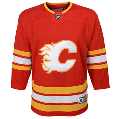  (Outerstuff Calgary Flames - Premier Replica Jersey - Home - Youth)