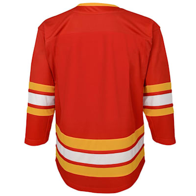  (Outerstuff Calgary Flames - Premier Replica Jersey - Home - Youth)
