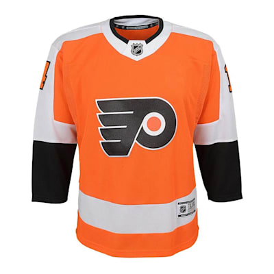 Outerstuff Youth Orange Philadelphia Flyers Stick Logo T-Shirt Size: Large