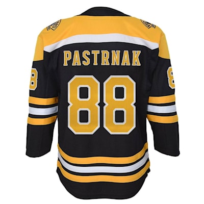  (Outerstuff Boston Bruins - Premier Replica Jersey - Home - Pastrnak - Youth)