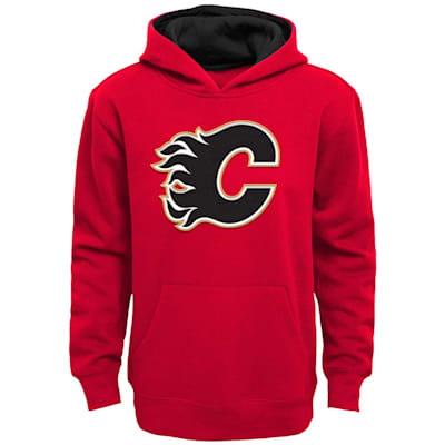  (Outerstuff Prime Pullover Hoodie - Calgary Flames - Youth)