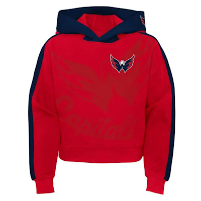  (Outerstuff Record Setter Pullover Hoodie - Washington Capitals - Girls)