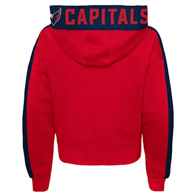  (Outerstuff Record Setter Pullover Hoodie - Washington Capitals - Girls)