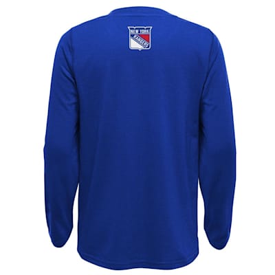 (Outerstuff Rink Reimagined Long Sleeve Tee Shirt - NY Rangers - Youth)