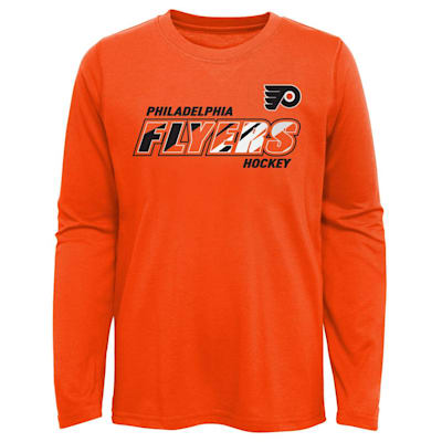 CCM Philadelphia Flyers Logo Crew Long Sleeve Shirt - Mens