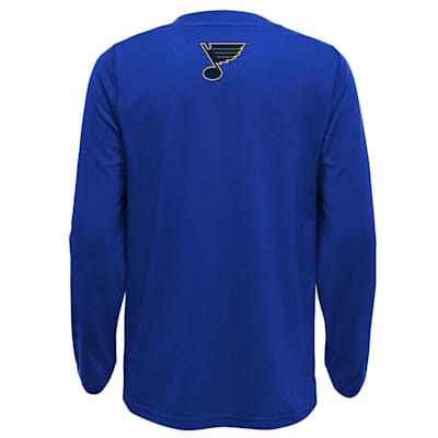  (Outerstuff Rink Reimagined Long Sleeve Tee Shirt - St. Louis Blues - Youth)