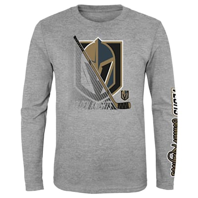  (Outerstuff Split Speed Long Sleeve Tee - Vegas Golden Knights - Youth)