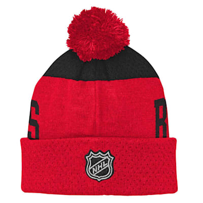  (Outerstuff Stretch Ark Knit Hat - Chicago Blackhawks - Youth)