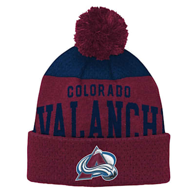  (Outerstuff Stretch Ark Knit Hat - Colorado Avalanche - Youth)