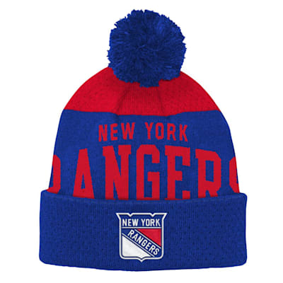  (Outerstuff Stretch Ark Knit Hat - New York Rangers - Youth)
