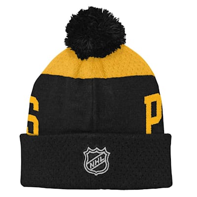 (Outerstuff Stretch Ark Knit Hat - Pittsburgh Penguins - Youth)