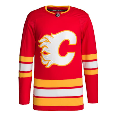  (Adidas Calgary Flames Authentic NHL Jersey - Home - Adult)
