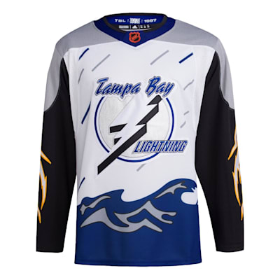 A Deeper Look into the Adidas Reverse Retro Jersey: Tampa Bay Lightning # ReverseRetro #TampaBayLightning
