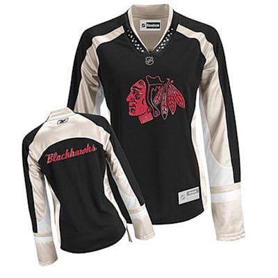 Reebok Chicago Blackhawks Champagne Jersey Womens Pure Hockey Equipment