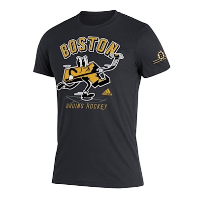  (Adidas Authentic Blended Short Sleeve Tee - Boston Bruins - Adult)