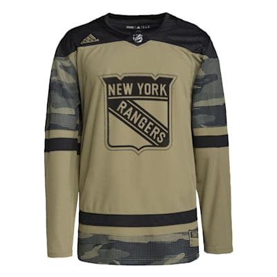  (Adidas Authentic Military Appreciation NHL Practice Jersey - New York Rangers - Adult)
