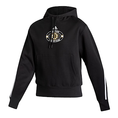 Boston Bruins Womens Long Sleeve Black Zip Up Hoodie