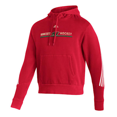  (Adidas Authentic Lifestyle Pullover Hoodie - Minnesota Wild - Adult)