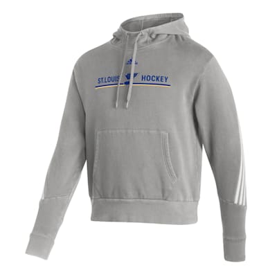  (Adidas Authentic Lifestyle Pullover Hoodie - St. Louis Blues - Adult)