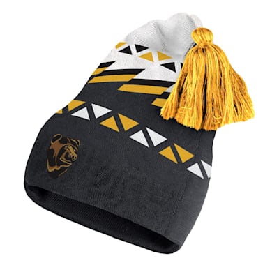  (Adidas Reverse Retro 2.0 Pom Cuffed Knit Hat - Boston Bruins - Adult)