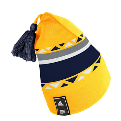 Nashville Predators adidas Winter Classic Knit Beanie Hat Cuffed Pom GE4888  Blue