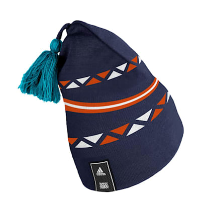  (Adidas Reverse Retro 2.0 Pom Cuffed Knit Hat - New York Islanders - Adult)