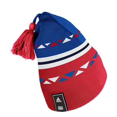  (Adidas Reverse Retro 2.0 Pom Cuffed Knit Hat - New York Rangers - Adult)