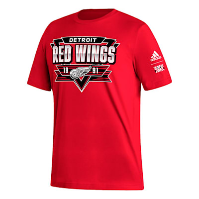  (Adidas Reverse Retro 2.0 Fresh Playmaker Tee Shirt - Detroit Red Wings - Adult)