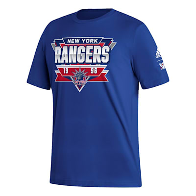  (Adidas Reverse Retro 2.0 Fresh Playmaker Tee Shirt - New York Rangers - Adult)