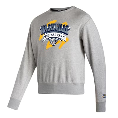 Adidas Reverse Retro 2.0 Vintage Pullover Sweatshirt Nashville Predators Adult Pure Goalie Equipment