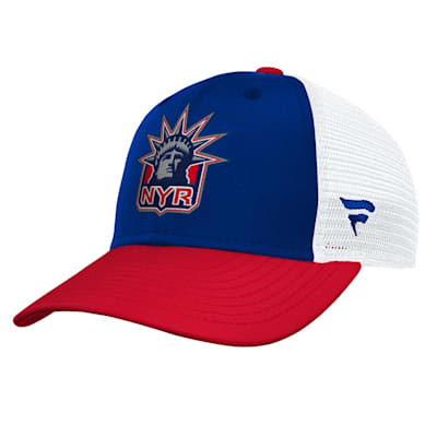  (Outerstuff Reverse Retro Adjustable Meshback Hat - NY Rangers - Youth)