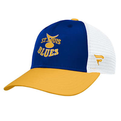  (Outerstuff Reverse Retro Adjustable Meshback Hat - St. Louis Blues - Youth)