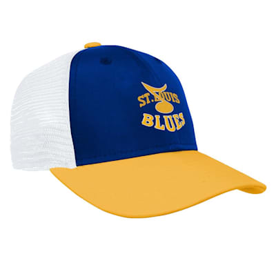  (Outerstuff Reverse Retro Adjustable Meshback Hat - St. Louis Blues - Youth)