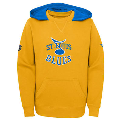  (Outerstuff Reverse Retro Pullover Fleece Hoodie - St. Louis Blues - Youth)