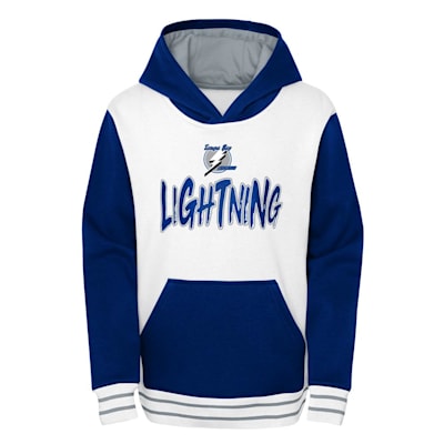  (Outerstuff Reverse Retro Script Pullover Fleece Hoodie - Tampa Bay Lightning - Youth)