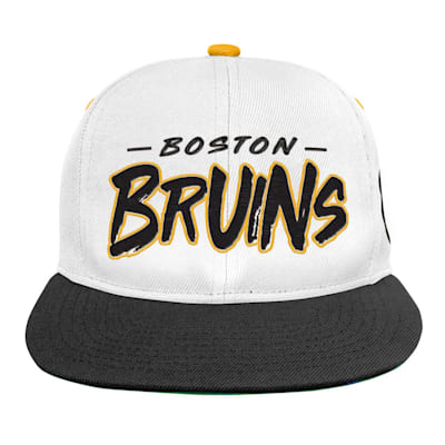  (Outerstuff Reverse Retro Script Flatbrim Hat - Boston Bruins - Youth)