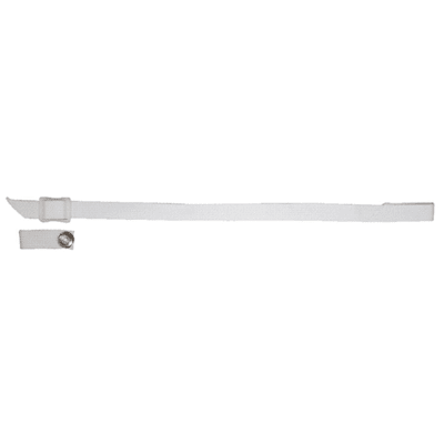 White (A&R Sling Style Chin Strap)
