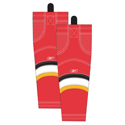 Home/Dark (Reebok Calgary Flames Edge SX100 Hockey Socks - Junior)