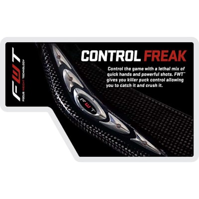 Focus Weight Technology (EQ50 example) (Easton Synergy EQ30 Composite Stick - Junior)