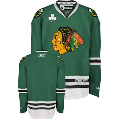 Green blackhawks on sale jersey