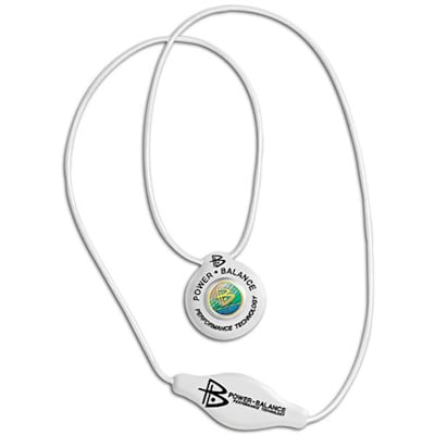 White (Power Balance Silicone Pendant)