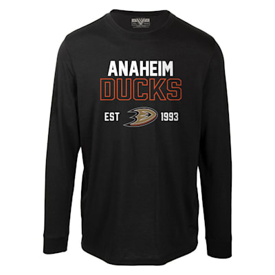  (Levelwear LevelWear Defined Oscar Long Sleeve Tee Shirt - Anaheim Ducks - Adult)
