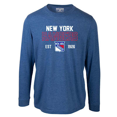  (Levelwear Defined Oscar Long Sleeve Tee Shirt - New York Rangers - Adult)