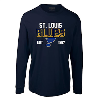  (Levelwear Defined Oscar Long Sleeve Tee Shirt - St. Louis Blues - Adult)