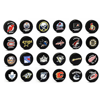 Inglasco NHL Team Reverse Retro Jersey Souvenir Pucks - Ice Warehouse